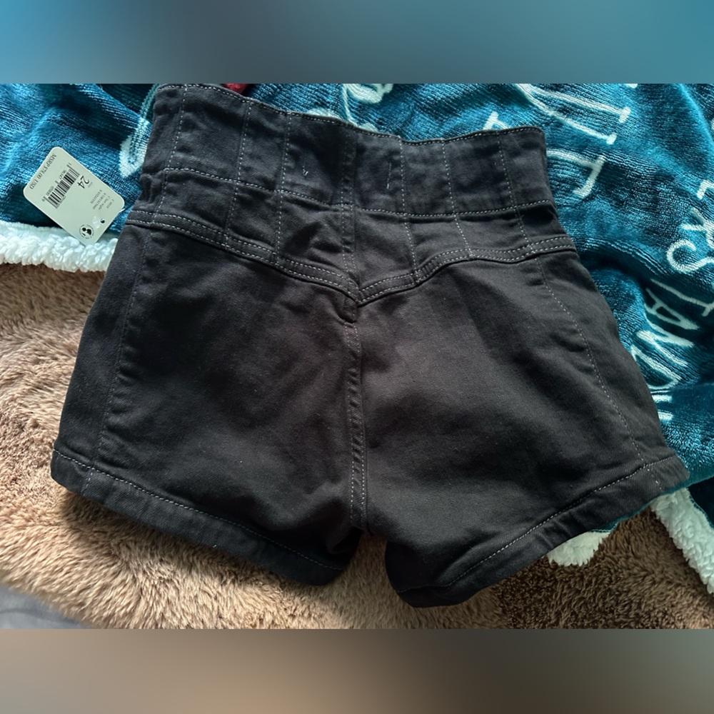 Free People denim shorts